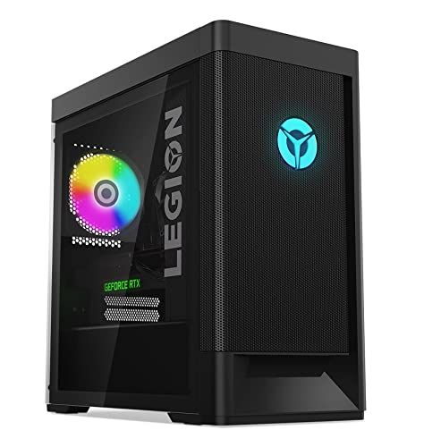 Lenovo Legion T5 Gen 7 - Computador de mesa Gaming (Intel Core i5-12400F, 16 GB RAM, 1TB SSD, NVIDIA GeForce RTX 3060-12GB, Windows 11 Home) preto - teclado QWERTY espanhol