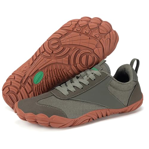 SAGUARO Sapatilhas Barefoot unissexo Sneakers descalços, leve, respirável, antiderrapante