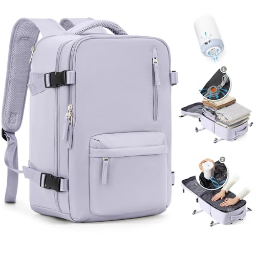 SZLX Mochila de viagem a vácuo com bomba mochila viagem cabine avion 40 x 20 x 25 mulher Ryanair bagagem de mão 40 x 30 x 20 Ryanair malas de viagem cabine 45 x 36 x 20 Easyjet mochila portátil 14