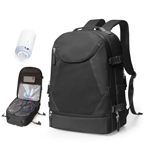 BJLFS Mochila viagem cabine avião 40 x 20 x 25 mulher mochila a vácuo Ryanair mala bagagem de mão 40 x 20 x 25 Ryanair mala de viagem homem malas de viagem cabine mochila portátil 14 polegadas para