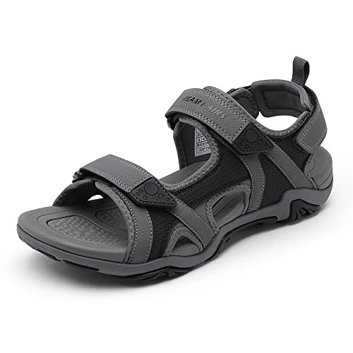 DREAM PAIRS Sandálias de homem caminhada água praia desportos ao ar livre desportivo arco apoio verão sandálias