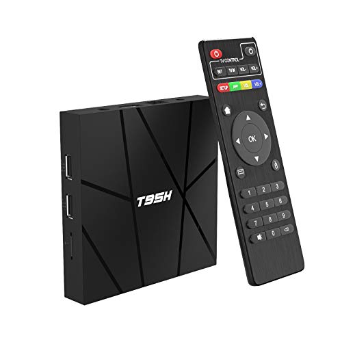 Android 10.0 TV Box, 2 GB RAM 16 GB ROM Smart TV Box, Allwinner H616 Quad-Core 6K TV Box, H.265, 3D, 2,4 G WiFi, 10/100 M Ethernet
