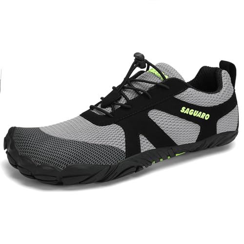 SAGUARO Sapatilhas Barefoot homem mulher sapatilhas minimalistas sapatos Barefoot calçado minimalistas sapatilhas de Trail Running Barefoot Shoes para Zero Drop sola, Gr.36-48 UE