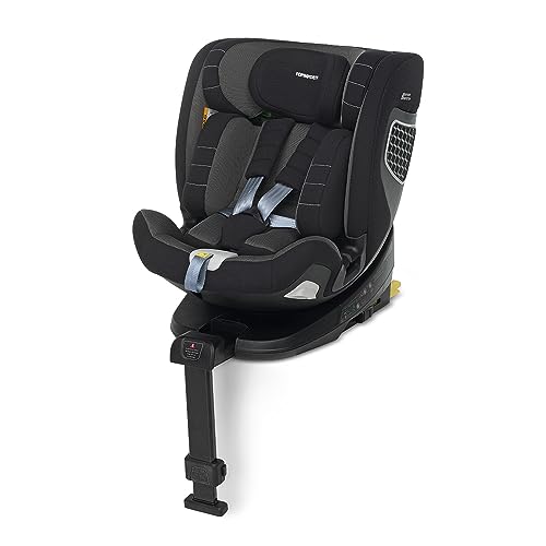 Foppapedretti Cadeira de carro FP360 I-Size, assento giratório de 360°, para crianças de 40 a 150 cm de altura, 0-12 anos, em conformidade com ECE R129, fixação Dualfix (Isofix e non), Safe Body