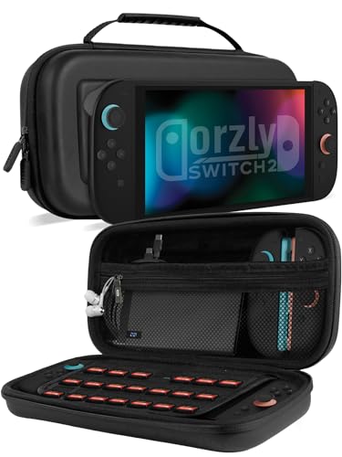 Orzly All Switch 2 2025 Case Colours, A Switch 2 Black Case (console de 2025)