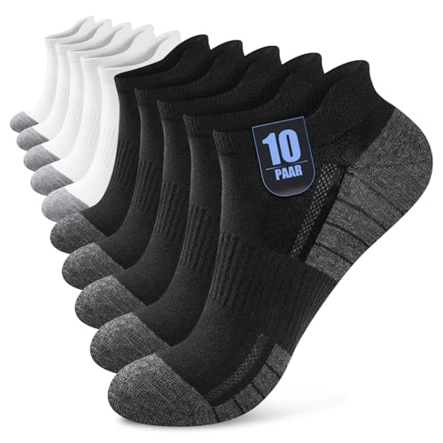 Effeet 10 pares meias tornozelo homem mulher, meias curtas de algodão respiráveis, ideais para desporto, corrida, casa, trabalho, verão