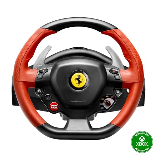 Thrustmaster Ferrari 458 Spider Racing Wheel - Volante de Carreras Realiste Con Licencias Oficiales de Ferrari - Para Xbox One/Xbox Series X|S