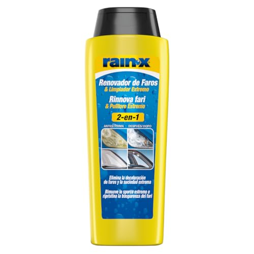 Rain-X Renovador de faróis e limpador extremo, restauração e limpeza profunda de faróis e para-brisas - 325 ml