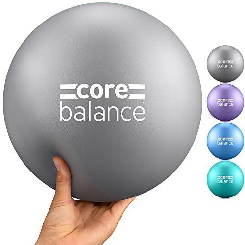 Core Balance Bola de pilates pequena. Softball 23 cm de diâmetro. Antiderrapante, anti-desgaste, PVC seguro. para ioga, reabilitação e treino em casa. Fácil de inflar, máximo 200 kg. 4 cores.
