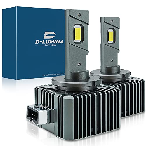 D-Lumina D3S Lâmpadas LED para carro à prova de erros 100% Canbus 90W 18000LM substitua lâmpadas de xenón HID OEM Plug and Play - - - 2 anos de garantia (embalagem de 2)