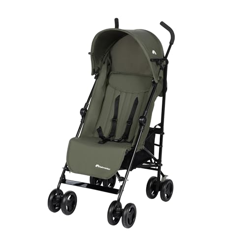 Bebeconfort Rainbow Carrinho de passeio leve e reclinável multiposições, dobrável com fecho compacto, para crianças 6 meses - 4 anos até 22 kg, cor mineral verde