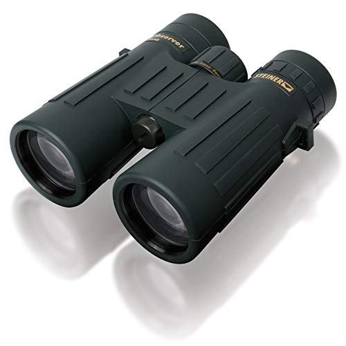 STEINER Binóculos de caça Observer 8 x 42 - ótica de qualidade alemã, imagens versáteis, brilhantes e de alto contraste, design leve da borda do teto