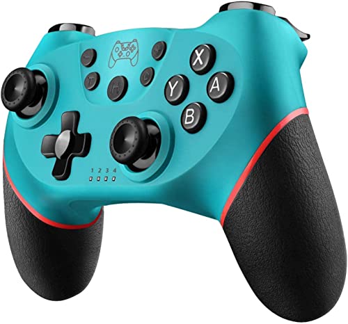 UPGRADE Comando para Switch, comandos Switch sem fios para Switch/Switch Lite/Switch OLED com Wake Up, comando Pro Controller comando pc com Gyro Axis/Dual Shock/ função turbo e captura de ecrã