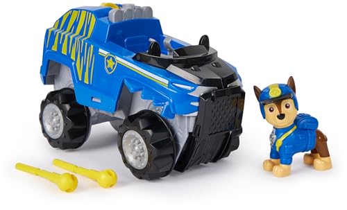 Patrulha Canina - Pack figura Chase Jungle Pups e veículo Tiger Lança Projecteis - Patrulha Canina brinquedos - 6067758 - brinquedos crianças 3 anos presente criança 3 anos +