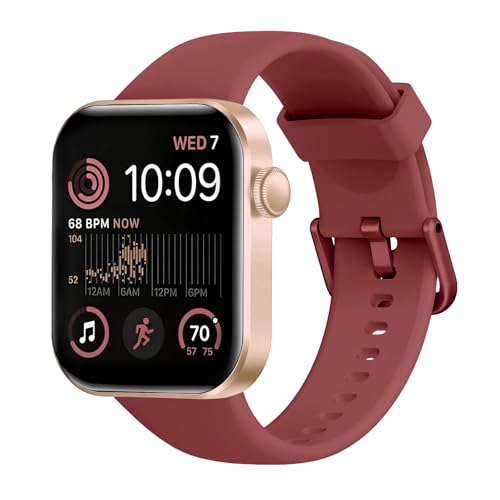 Relógio inteligente para mulher e homem, 1,85" Smartwatch com chamadas Bluetooth, 140 modos desportivos Smart Watch com SpO2/monitor de sonho/podómetro, impermeável IP68 Smart Watch para Android iOS