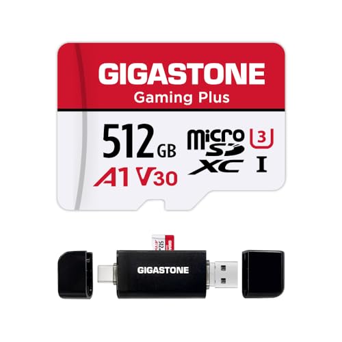 [5 anos recuperação de dados gratuita] GIGASTONE 32GB cartão SD, A2 V30 4K U3 UHS-I classe 10 câmara extrema, até 100 MB/s. Compatível com Canon Nikon Sony Panasonic, 4K UHD vídeo, Com 1 mini Estojo