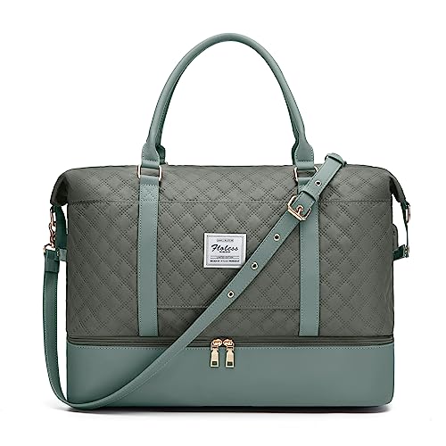 Bolsa de viagem para mulher, mala de desporto, mala de mão para bagagem, bolsa de ginásio impermeável, sacos de fim de semana para mulher, bolsa para hospital, bolsa de natação para praia, G4 - verde