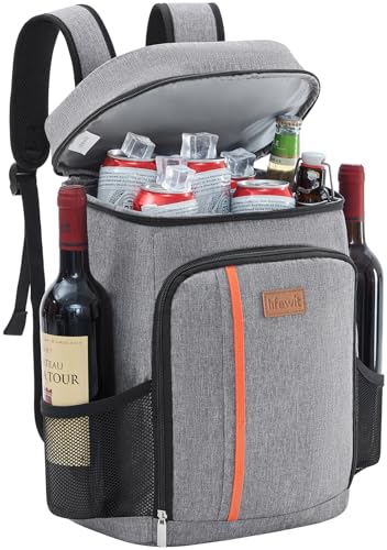 Lifewit Mochila frigorífico para, mochila isotérmica resistente à água, leve e hermética, bolsa de frigorífico estanque para homem, mulher, adulto, trabalho, piquenique, praia, campismo, viagens