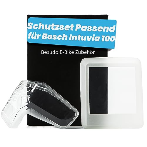 Besudo Conjunto de capas protetoras para Bosch Intuvia100 e Bosch LED unidade de controlo remoto - capa protetora de proteção contra riscos e choques para BHU3200 e BRC3600 acessórios para bicicleta