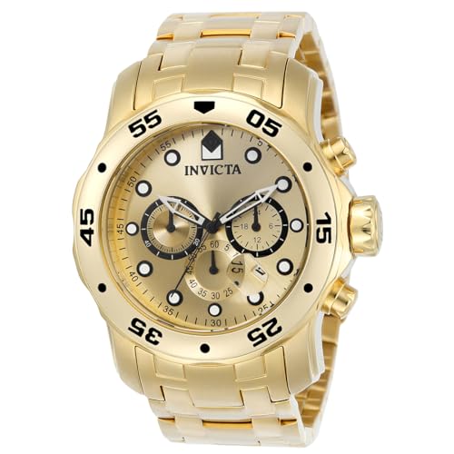Invicta Pro Diver Relógio quartzo para homem em aço inoxidável - 48 mm