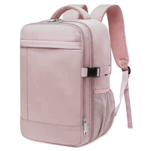 Lossga Mochila viagem cabine avion 40 x 20 x 25 para Ryanair, ROSA, 40 x 20 x 25 cm