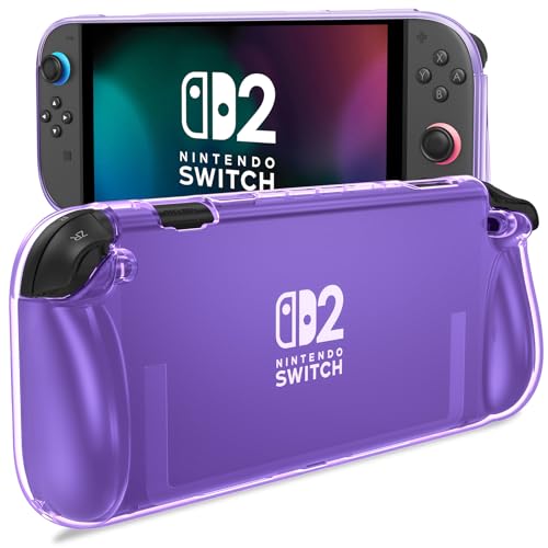 Procase Estuche Compatible con Nintendo Switch 2 2025, Carcasa TPU Ultra Delgada Antichoque Anti-Arañazos -Morado [Nintendo_Switch]