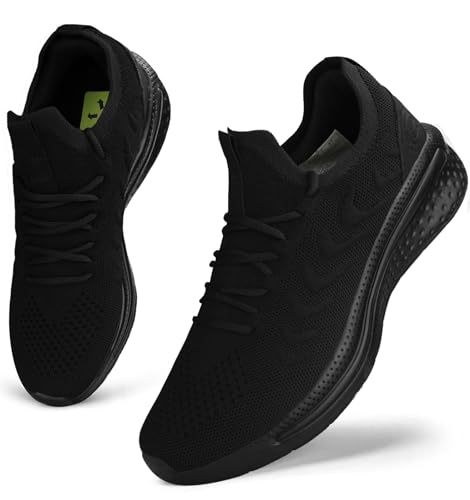 Giniros Sapatilhas mulher corrida desporto azul adulto mulher salto baixo Pull on biqueira redonda atlético moda Slip-ins Sneakers respirável confortável desporto