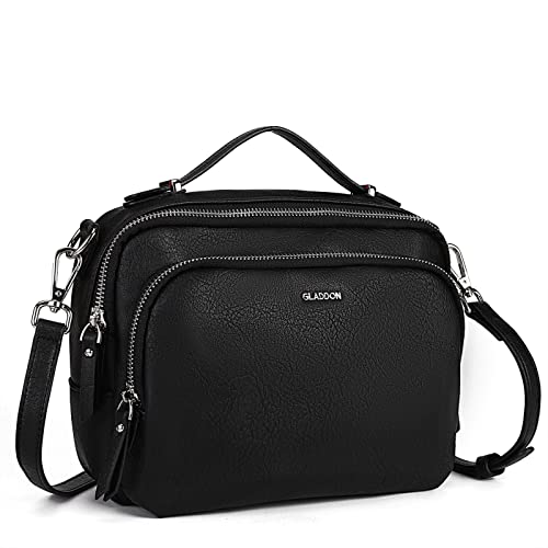 Gladdon Schoudertas vrouwen, schoudertas, crossbody tas, kleine casual handtas, brede jacquard webbing band