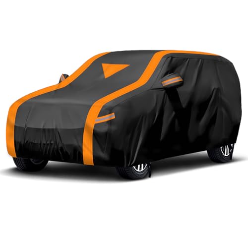 NEVERLAND Capa de carro exterior SUV - capa para carro exterior impermeável SUV Oxford 2000pa anti-UV respirável resistente ao pó chuva de arranhões XL 510 X 200 X 180 cm