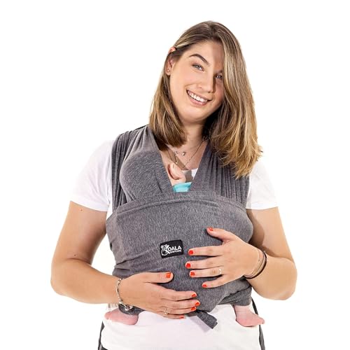 Koala Babycare Sling porta-bebés fácil de usar, fácil de colocar, unissexo, ajustável, mochila porta-bebés, multiúsos, até 9 kg Sling porta-bebés elástico, design registado KBC®