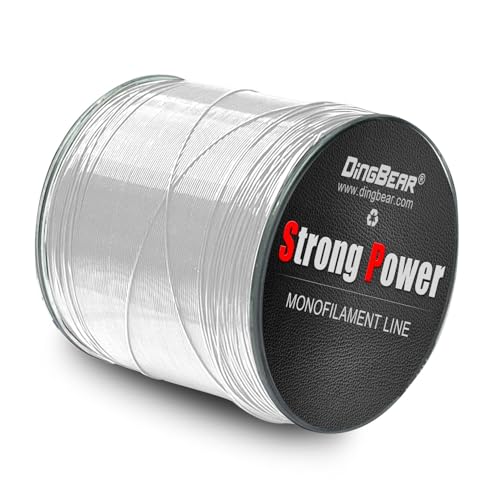 Dingbear Linha de pesca de nylon 200/500/1000 M linha de pesca de nylon monofilamento linha de pesca de fio de tensão forte 4 cores 5-35 LB