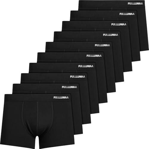 Fullluwaa Cuecas homem boxer, boxers homem pack (pack de 10), algodão, confortável e ajustado