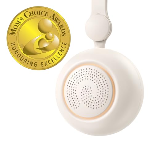 Dreamegg Sleep Lite 1 Máquina de ruído branco portátil para bebé, máquina de ruído branco bebé com 19 sons, White Noise Machine 30 volume 4 temporizador USB-C recarregável, presente bebé música para
