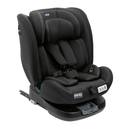 Chicco Unico Evo I'Size Classic, cadeira de carro ISOFIX para bebés e crianças, de 40 a 150 cm, grupo 0123, desde recém-nascido até 12 anos, rotação de 360º, redutor, ajustável e proteção lateral,