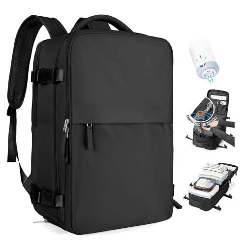 SZLX Mochila a vácuo com bomba mochilas viagem cabine avião 40 x 30 x 20 Ryanair Vueling Wizzair bagagem de mão 40 x 20 x 25 malas de viagem mulher malas 45 x 36 x 20 Easyjet mochila portátil com USB