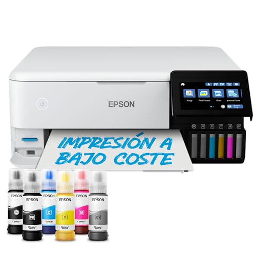 Impressora fotográfica EcoTank ET-8500 A4 com depósito de tinta e Wi-Fi
