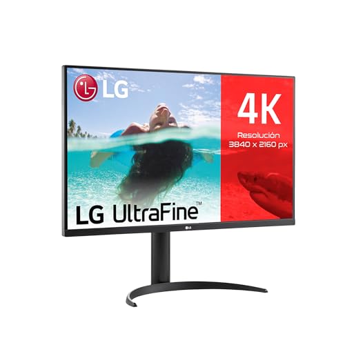 LG 32UR550-B Monitor UHD, 32 polegadas, 16:9, 3840 x 2160, HDMIx1, AMD FreeSync, classificação F, 4 ms, altura regulável, preto