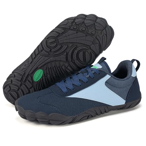 SAGUARO Sapatilhas Barefoot unissexo Sneakers descalços, leve, respirável, antiderrapante