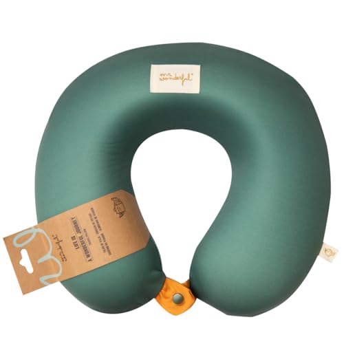 Mr. Wonderful - Almofada de viagem - verde - almofada cervical para viagem - feita de poliéster