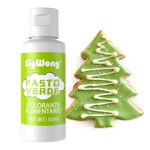 Corante alimentar - 50 ml corante alimentar líquido concentrado - corante alimentar líquido néon para substituição, decoração, esmalte, cozinha e artesanato - verde pasto