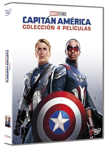 Capitan America 1-4 (DVD) Pack 4 peliculas: El Primer Vengador (The First Avenger) / El Soldado de Invierno (The Winter Soldier) / Civil War / Brave New World