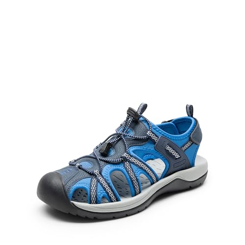 DREAM PAIRS Sandálias homem verão trekking desportivas praia antiderrapantes sapatos com ponta fechada de caminhadas