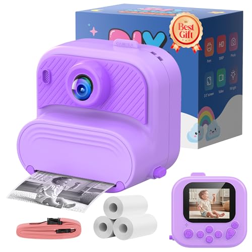 Câmara fotos infantis instantânea para brinquedos: Presentes câmara criança 3 4 5 6 7 8 9 10 11 anos - jogos de câmara para Schico com cartão de 32 GB - Digital câmara câmara máquina comunhão presente