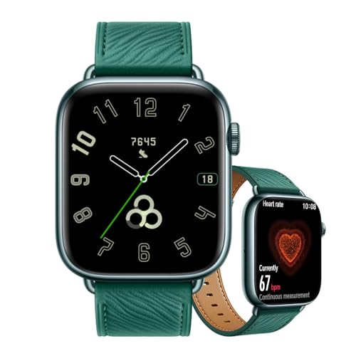 HONOR Watch 5 Smartwatch, 1,85" AMOLED Display Smart Watch homem mulher, 15 dias de duração da bateria, GPS, verde