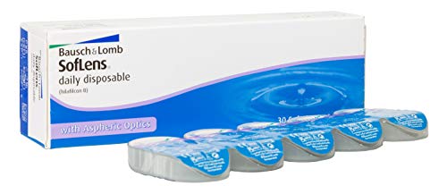 SofLens Daily Disposable BAUSCH Lentes diárias esféricas, 30 unidades / 8,6 BC/14,20 DIA / -04,25