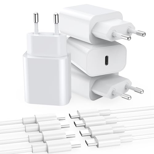 Seadmit Carregador USB C de 20 W, tomada tipo C compatível com i-Phone 17/16/15/14/13 Plus Pro Max Mini, i-Pad, Air-Pods, Galaxy S25/24/23, carregador i-Phone carregamento rápido, Samsung carregamento