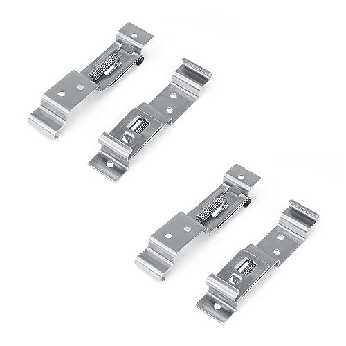 Suporte de matrícula para reboque, SRJQXH 4 peças suporte para matrícula de reboque, clipes de placa de matrícula de reboque, retrovisor, adequado para matrícula de 10,5 a 11,5 cm de altura