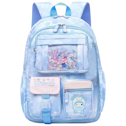 HANXIUCAO Mochila escolar para meninas, grande capacidade, mochila escolar para meninas, adolescentes, impermeável, com compartimento para portátil, mochila para meninas primary