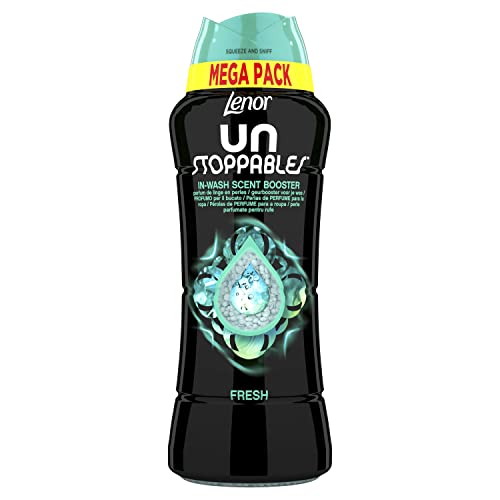 Lenor Unstoppables Fresh pérolas impulsoras de fragrância 570 g, fornecem uma fragrância fresca a cada lavagem