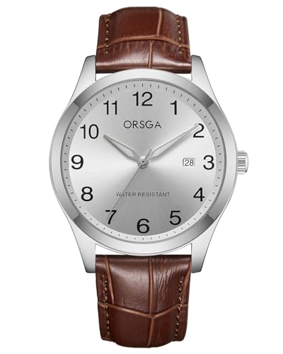 CIVO Relógios homem aço inoxidável analógico clássico data impermeável luminoso quartzo - relógio de pulso elegante negócio presente homem